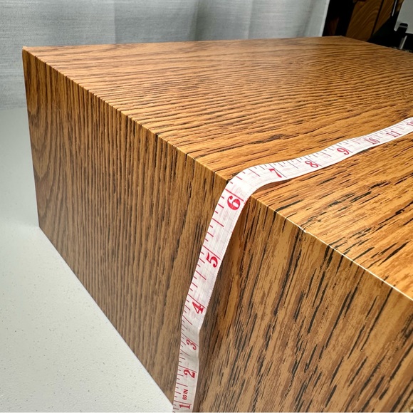 CD/Game faux wood grain holder storage cabinet with 3 pull out drawers holds 66 - Picture 10 of 11